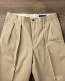 Barnstormer 1955UC 2 Pleated Chino Trousers - Beige