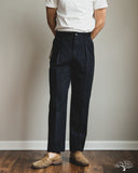 Barnstormer 1955UC 2 Pleated Chino Trousers - Navy
