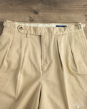 BS-B45S 2 Pleated Classic Shorts - Beige