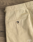 BS-B45S 2 Pleated Classic Shorts - Beige