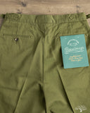 BS-B45S 2 Pleated Classic Shorts - Olive