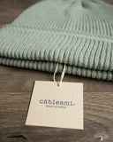 Cableami Baby Alpaca Watch Cap - Mint Green