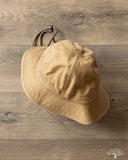 Cableami Baker Back Satin Metro Hat - Dark Beige