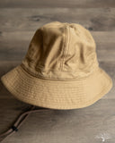 Cableami Baker Back Satin Metro Hat - Dark Beige