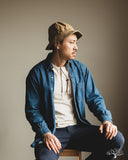 Cableami Baker Back Satin Metro Hat - Dark Beige
