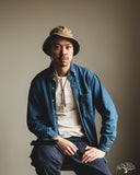 Cableami Baker Back Satin Metro Hat - Dark Beige