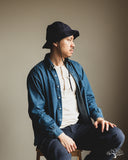 Cableami Baker Back Satin Metro Hat - Navy