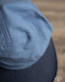 Cableami Light Back Satin Soft Bill Cap - Blue x Navy