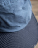 Cableami Light Back Satin Soft Bill Cap - Blue x Navy