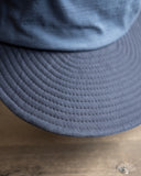 Cableami Light Back Satin Soft Bill Cap - Blue x Navy