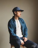 Cableami Light Back Satin Soft Bill Cap - Blue x Navy