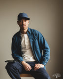 Cableami Light Back Satin Soft Bill Cap - Blue x Navy