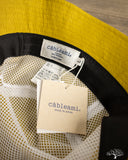 Cableami Linen Herringbone Bucket Hat - Mustard
