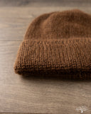 Cableami Mohair Watch Cap - Brown