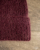 Câbleami - Mohair Watch Cap - Burgundy