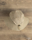 Cableami Organic Cotton / Cordura Hat - Beige Glen Check