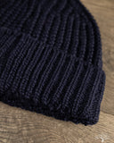 Câbleami - Wool Short Watch Cap - Navy