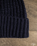 Câbleami - Wool Short Watch Cap - Navy
