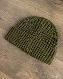 Câbleami - Wool Short Watch Cap - Olive