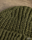 Câbleami - Wool Short Watch Cap - Olive