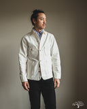 C.O.F. Studio Railway Jacket - Organic 13oz Ecru Stone Wash Denim