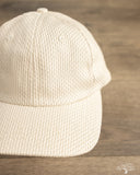 Dehen 1920 Baseball Hat - Natural Sashi-Ori
