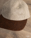 Dehen 1920 Baseball Hat - Oatmeal / Red Oak Melton Wool