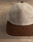 Dehen 1920 Baseball Hat - Oatmeal / Red Oak Melton Wool