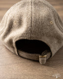 Dehen 1920 Baseball Hat - Oatmeal / Red Oak Melton Wool