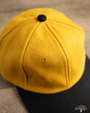 Dehen 1920 Baseball Hat - Old Gold / Black Wool