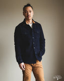 Dehen 1920 Crissman Overshirt - Indigo Sashiko