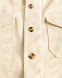 Dehen 1920 Crissman Overshirt - Natural Sashiko