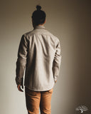 Dehen 1920 Crissman Overshirt - Oatmeal Melton Wool