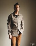Dehen 1920 Crissman Overshirt - Oatmeal Melton Wool