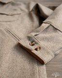 Dehen 1920 Crissman Overshirt - Oatmeal Melton Wool