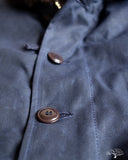 Dehen 1920 N-1 Deck Jacket - Navy Waxed Canvas Brown Mouton (Modified)
