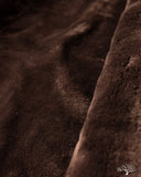 Dehen 1920 N-1 Deck Jacket - Dry Wax Cotton Darkwood Camo Brown Mouton