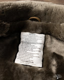 Dehen 1920 N-1 Deck Jacket - Hardtack Waxed Canvas Grey Mouton