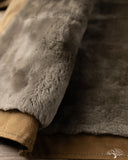 Dehen 1920 N-1 Deck Jacket - Hardtack Waxed Canvas Grey Mouton