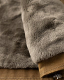 Dehen 1920 N-1 Deck Jacket - Hardtack Waxed Canvas Grey Mouton