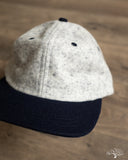 Dehen 1920 Baseball Hat - Natural/Navy Heather Wool / Dark Navy Melton Wool
