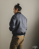 Dehen 1920 Pilot Jacket - Slate Dry Wax Cotton
