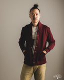 Dehen 1920 Shawl Sweater Coat 2.0 - Burgundy (Modified)