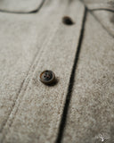 Dehen 1920 Skyline Overshirt - Oatmeal Melton