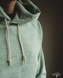 Denime 88/12 Heather Four Needle Hoodie (Lot 270) - Green