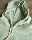 Denime 88/12 Heather Four Needle Hoodie (Lot 270) - Green