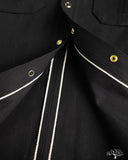 Fitted Underground Chelsea Selvedge Work Shirt - Dark Matter