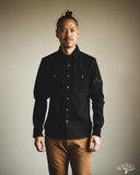 Fitted Underground Chelsea Selvedge Work Shirt - Dark Matter