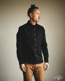 Fitted Underground Chelsea Selvedge Work Shirt - Dark Matter