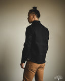 Fitted Underground Chelsea Selvedge Work Shirt - Dark Matter